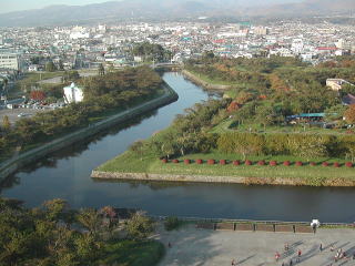 五稜郭 大きすぎてフレームに納まらない