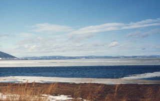 サロマ湖も解氷して