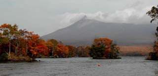 国定公園大沼と秀峰駒ケ岳